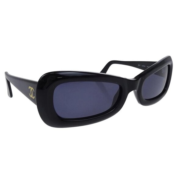 Chanel Sunglasses Eyewear Black Small Good - Picture 1 of 7